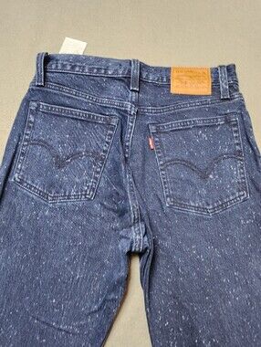 Levi’s Wedgie Fit Jeans in Intergalactic Speckled Dark Wash size 26